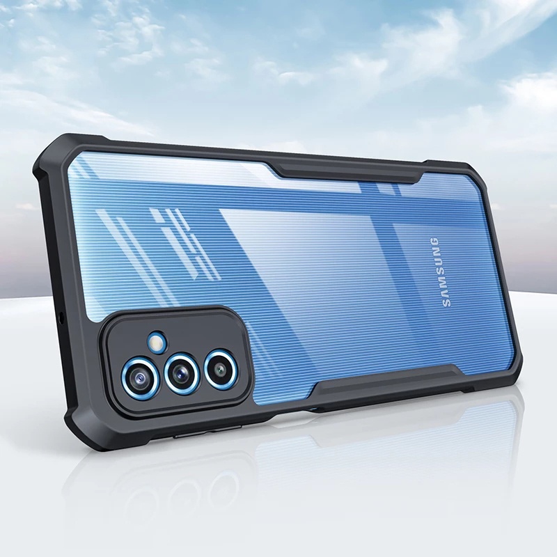 Ốp Điện Thoại Acrylic Trong Suốt Chống Sốc Cho Samsung Galaxy M53 M23 M52 M32 M13 M22 M02S M04 4G M54 M14 5G