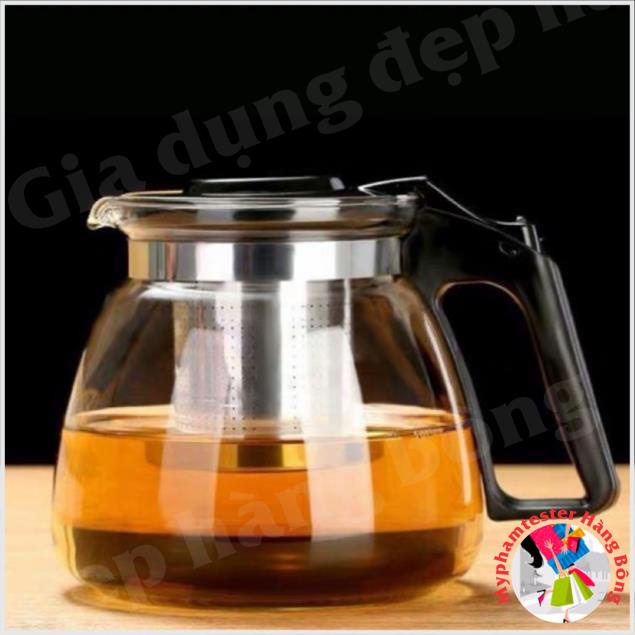Bình pha trà,lọc trà thuỷ tinh cao cấp 3 cỡ đa năng