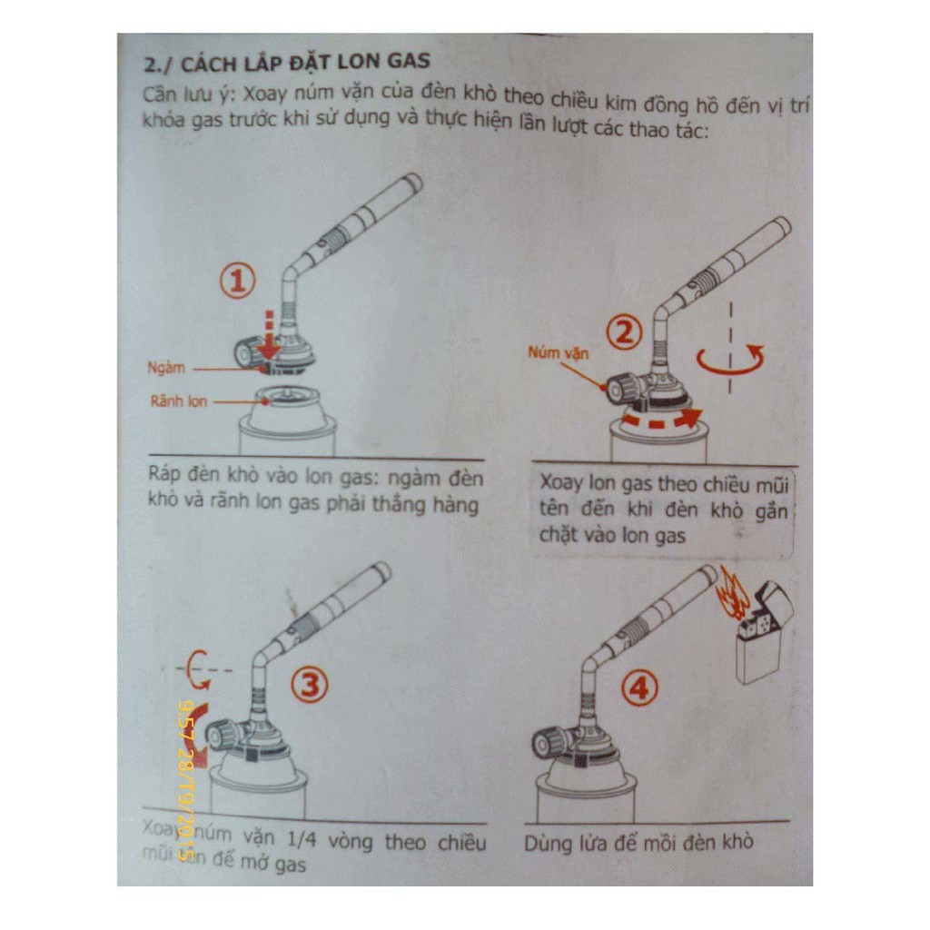 Đèn khò gas Kovea kt 2104, đèn khò hàn chuyên dụng