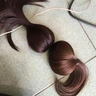 Mái phồng+ búi tròn