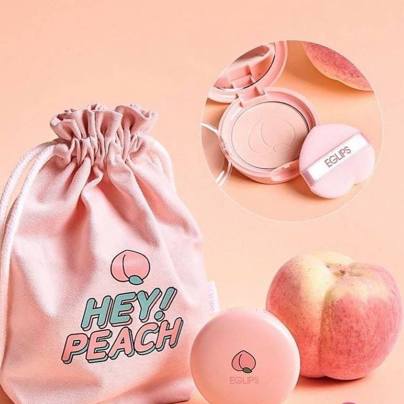 Phấn Nén Kiềm Dầu Eglips Blur Power Pact Peach Edition