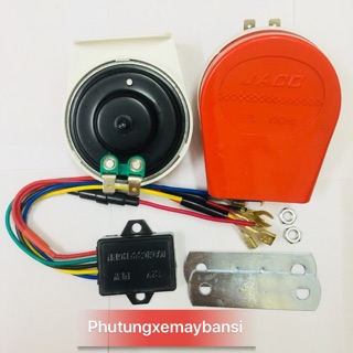 CÒI NGÂN Ô TÔ TẢI BỘ GỒM 1 MẠCH 2 CÒI (CÓ VIDEO TEST)