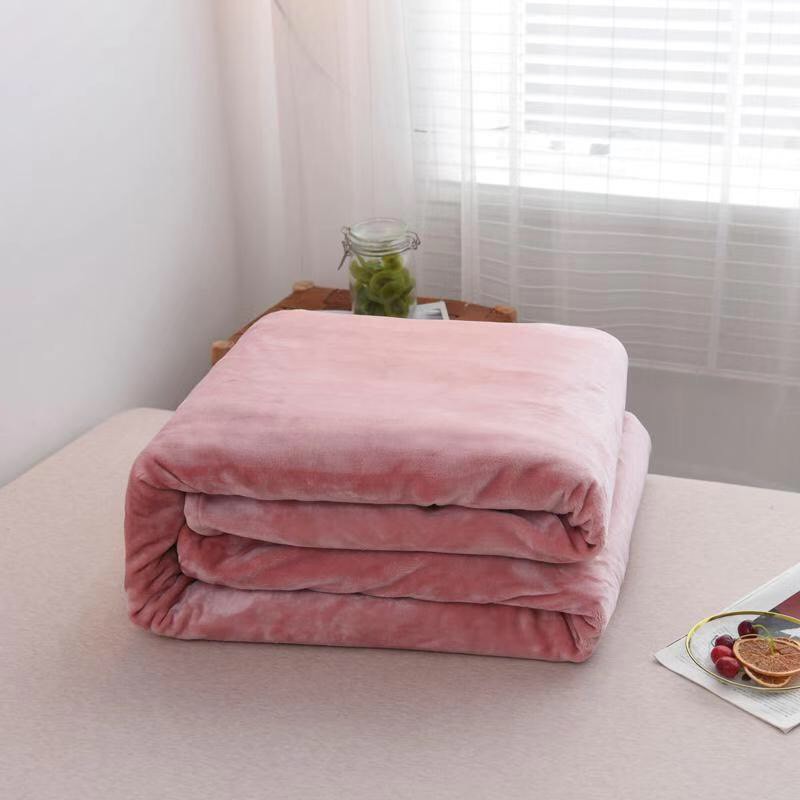 rẻ nhất Chăn lông Blanket cao cấp màu tím