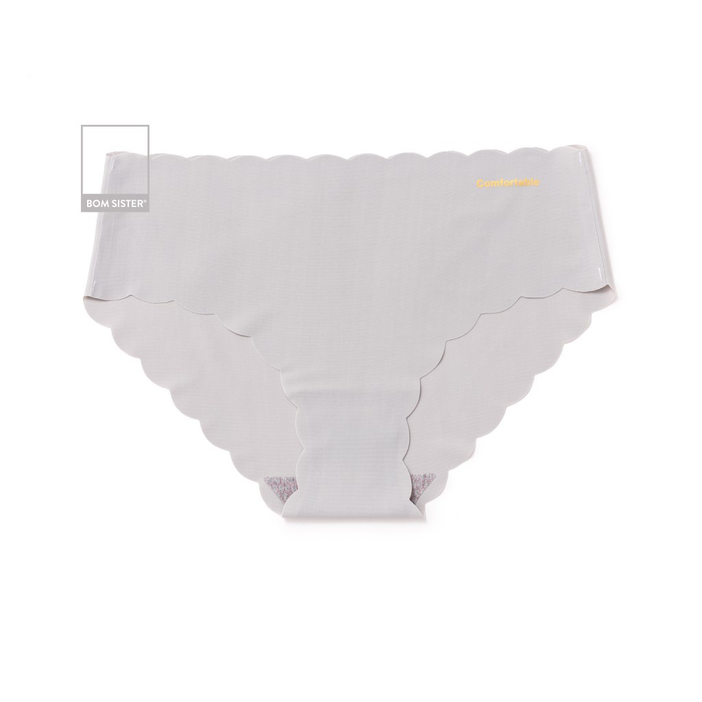 [Mã FAMALLT5 giảm 15% đơn 150k] Quần lót su đúc cắt viền màu trơn lưng vừa BOM SISTER Q1004 | BigBuy360 - bigbuy360.vn