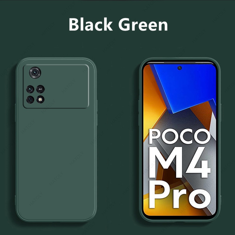 Ốp Điện Thoại Silicon Màu Trơn Thời Trang Cho Xiaomi Redmi 10C 10 Note 11 Poco M4 Pro 4G X4 Pro 5G F3 X3 M3
