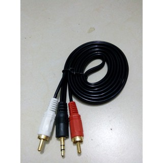 Dây loa 1 ra 2 dài 1.5m chuẩn 3.5mm