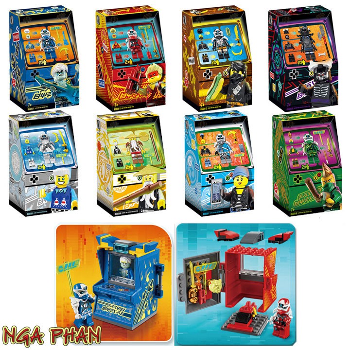 Digi Ninja Arcade Pod Avatar Ninjago Đồ Chơi Xếp Hình Lắp Ráp GM MOC