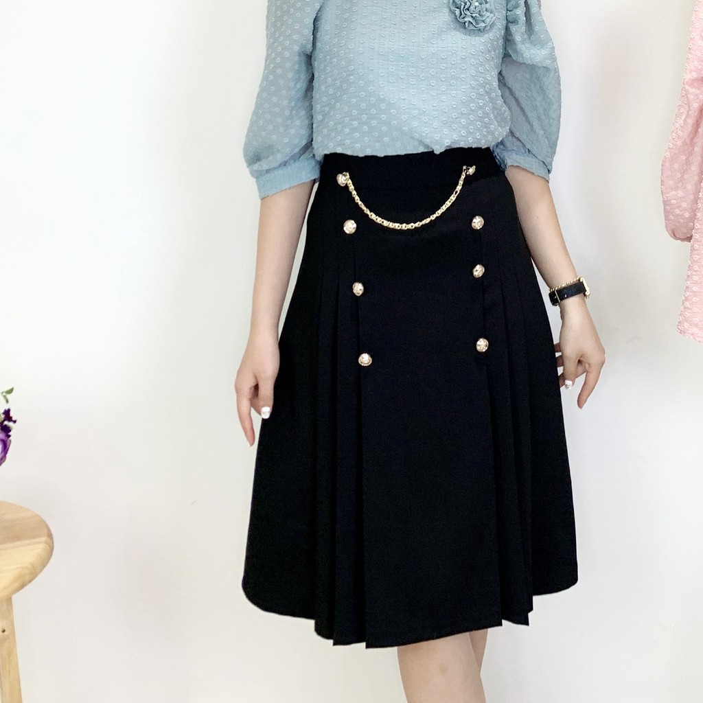 [Mã WASTUP giảm 10% tối đa 30K đơn 99K] Chân váy xếp ly dáng xòe chất liệu Umi cao cấp Emvy - Cv9 | BigBuy360 - bigbuy360.vn