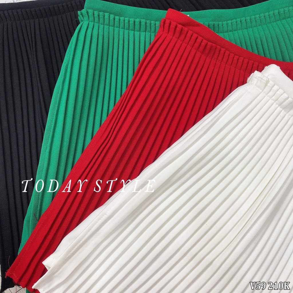 Chân Váy Xếp Li Sang Trọng Today Style V59 Vải Dày Dặn