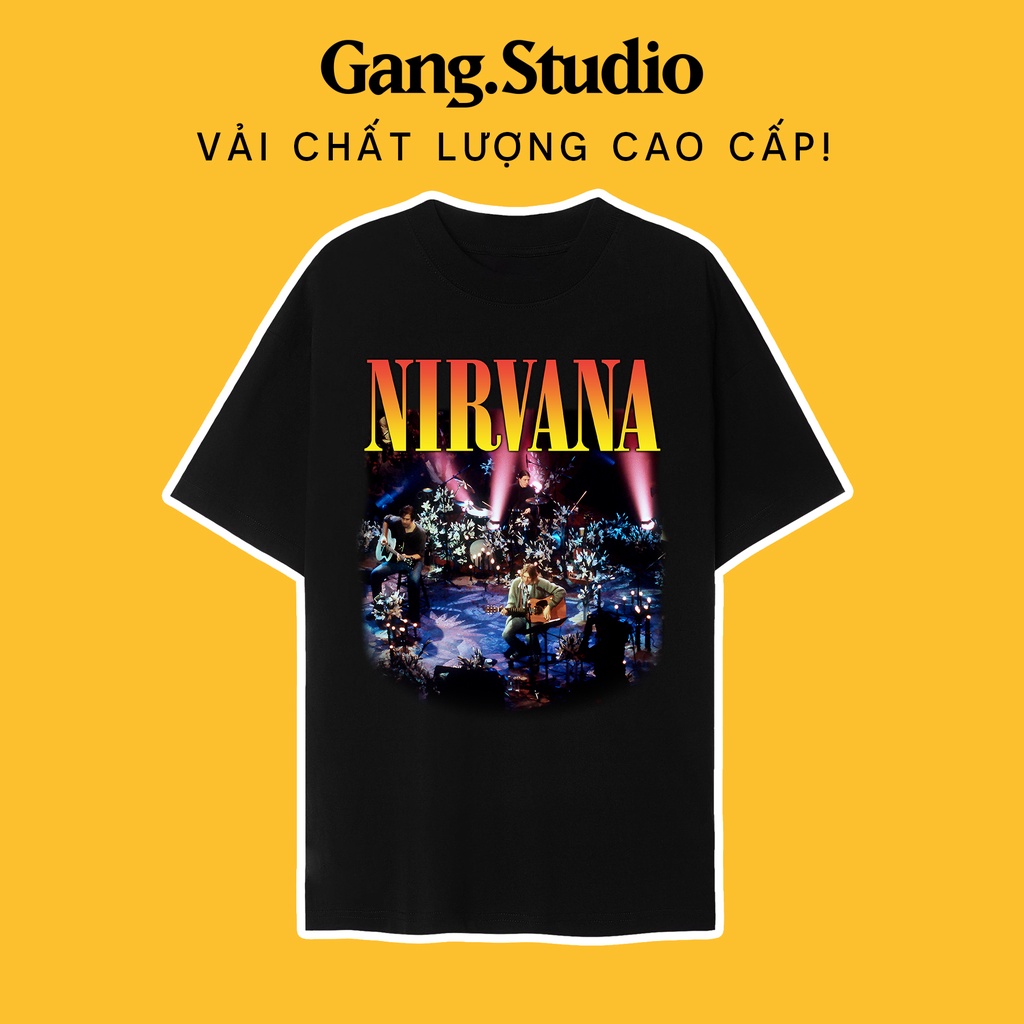 Áo unisex NIRVANA CONCEPT vải cao cấp nam nữ mặc form cực đẹp