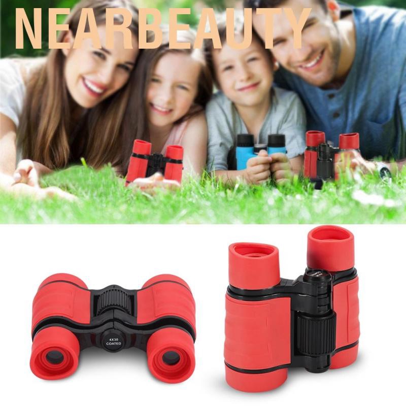 Nearbeauty Child Kid Outdoor 4x30 Maginification Birding Binocular Children Telescope Toy Gift