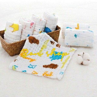 Khăn mặt xô cao cấp 6 lớp 💖 khăn cho bé kt 28x28cm
