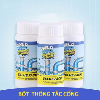 Lọ tự tiêu thông cống - Bột thông tắc cống thế hệ mới