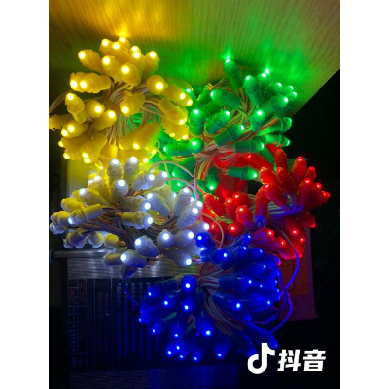 DÂY LED ĐÚC QUẤN CÂY F5 điện áp 12V chống nước dùng quấn cây trí  trí  quán cà phê, mái treo