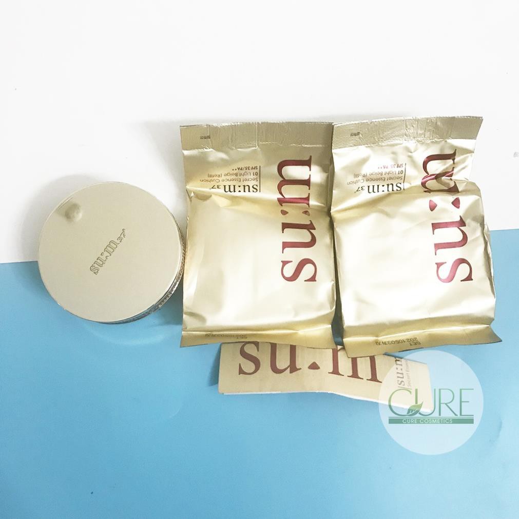 Bộ Phấn Nước Cushion nước thần SU:M 37 Secret Essence Cushion SPF35/PA+++ 3 lõi