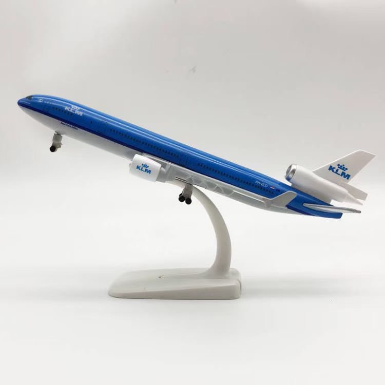 Mô hình máy bay KML Hà Lan 20cm có bánh xe + đế trưng bày