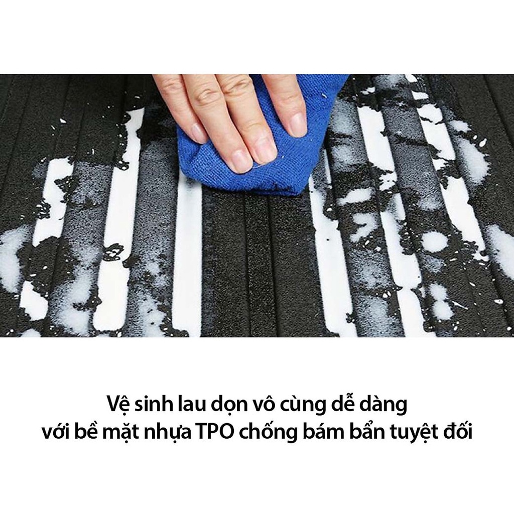 Thảm lót cốp sau Xpander 2019 đến 2022 xe ô tô nhựa dẻo TPO cao cấp không mùi siêu bền