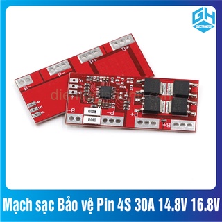 Mạch sạc Bảo vệ Pin 4S 30A 14.8V 16.8V