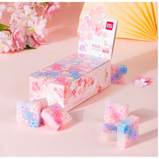Gôm Tẩy 4B Chữ Nhật Sakura Cục Tẩy không bụi chữ nhật in hình hoa anh đào