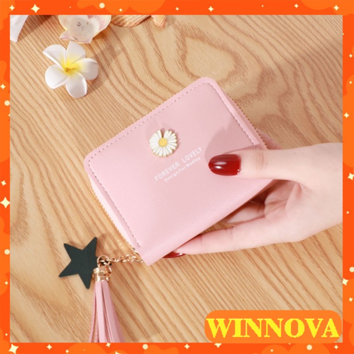 Ví nữ mini cao cấp ngắn cute nhỏ gọn bỏ túi thời trang giá rẻ WINNOVA AV11