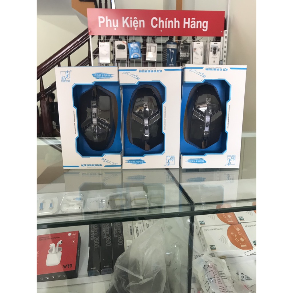Chuột Chơi Game K3 Cao Cấp có đèn LED Đầy Đủ Màu Sắc tự thay đổi - giá sập sàn.