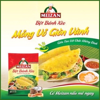 Bột bánh xèo Meizan gói 400g [mẫu mới -cho bánh giòn ngon hơn]