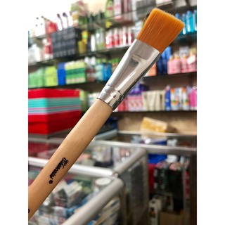 [CO600] Cọ quét đắp mặt nạ, cán gỗ 18cm - hàng nội địa Trung