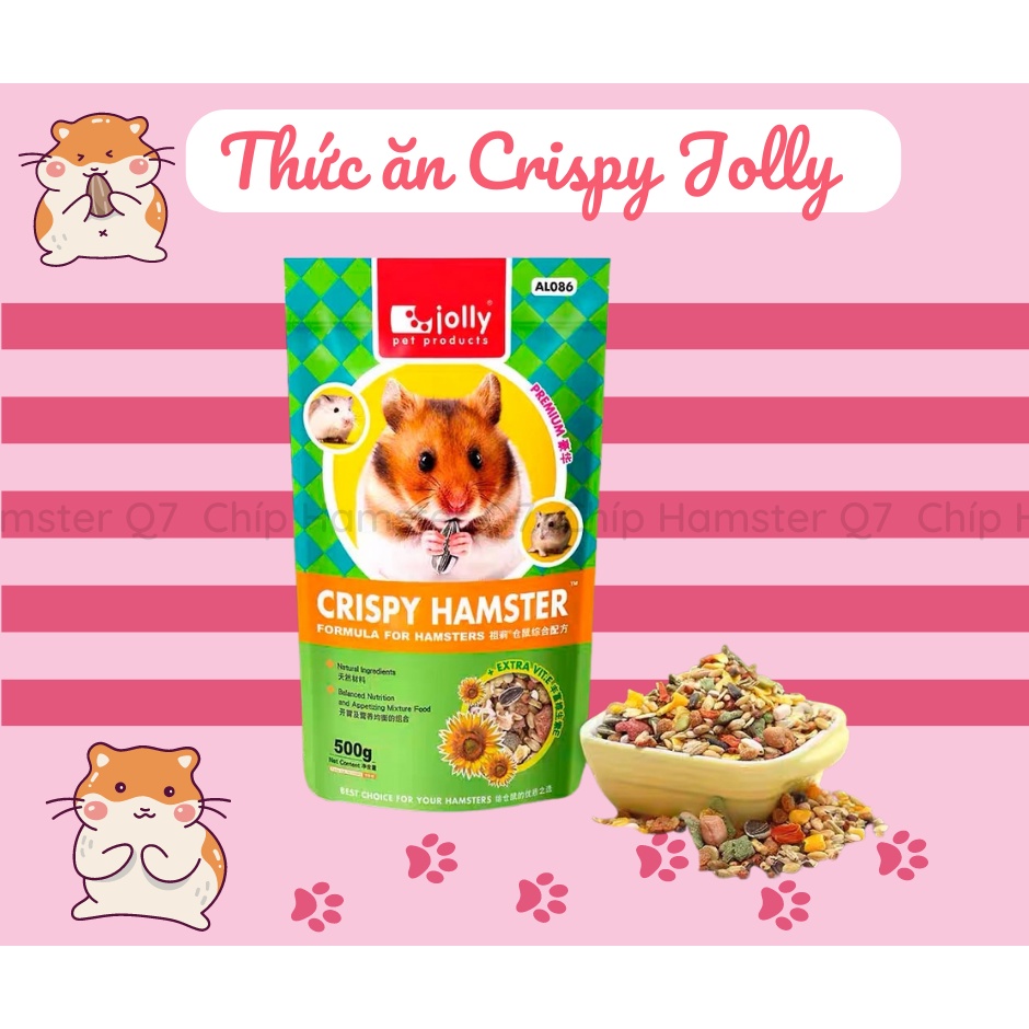 Thức ăn Jolly Crispy Hamster  500GRAM