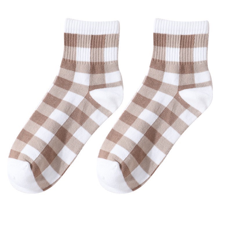 Tất Cổ Cao Vớ Cổ Cao Nam Nữ Kiểu Dáng Retro Gấu Nhiều Màu Dễ Thương 494 Vải Cotton Co Giãn Thời Trang - Hazo
