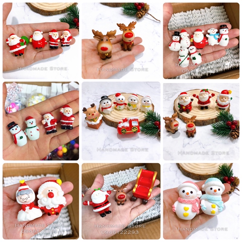 Mô hình ông già noel - Mô hình tĩnh trang trí