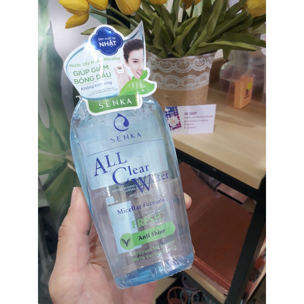 [Hàng Nhật] Nước Tẩy Trang Senka A.L.L Clear Water Micellar Fresh 230ml