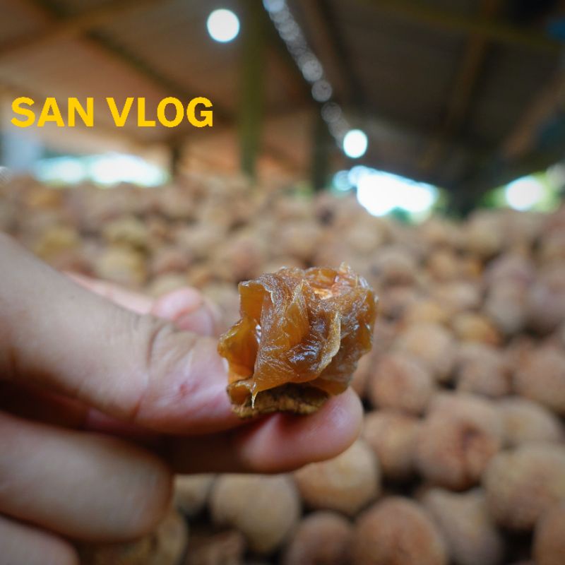 1kg VẢI Thiều Sấy Khô Đặc Sản Bắc Giang Loại Ngon  || Đồ Ăn Vặt || San Vlog