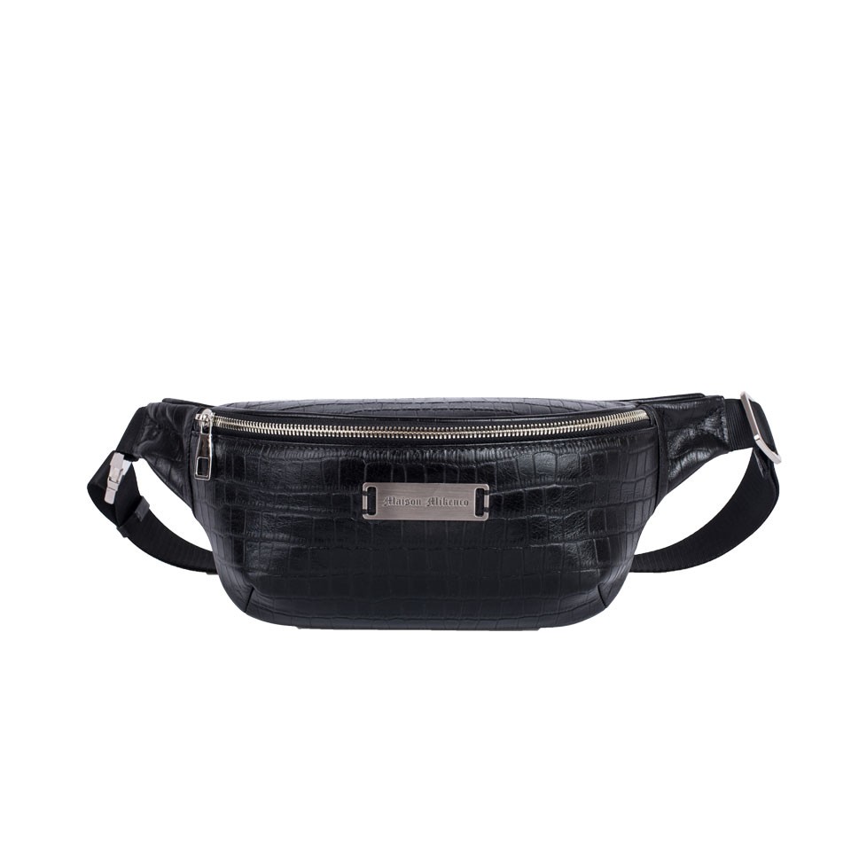 Túi da đeo chéo unisex MIKENCO CROG BUMBag