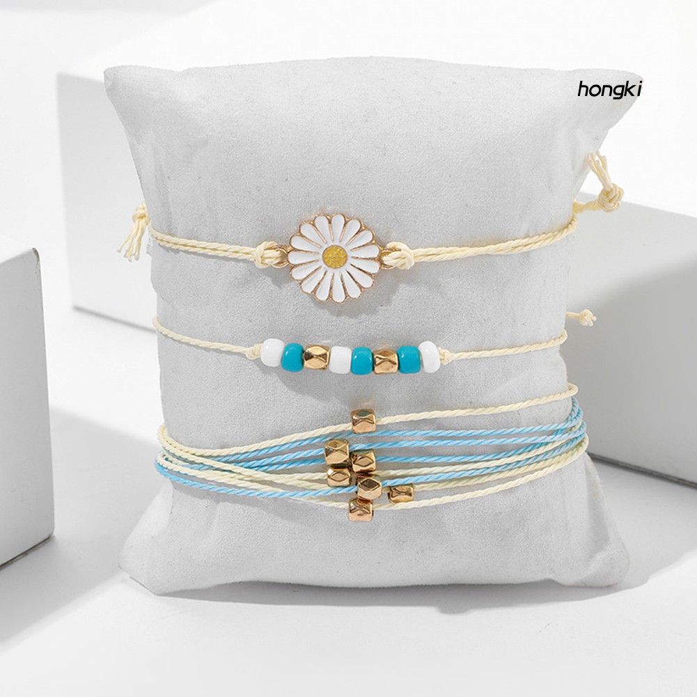 Set 3 Vòng Tay Phong Cách Bohemian Thời Trang Cho Nữ