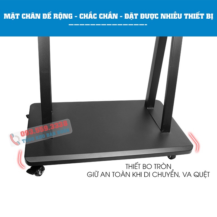 Giá Treo Tivi Di Động 1700A 32 - 65 - 70 Inch - Giá Treo Tivi Có Bánh Xe Di Chuyển [ Đặt Nhiều Thiết Bị Hơn NB AVA1500 ]