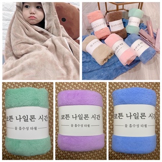 Khăn tắm lông cừu Hàn Quốc cao cấp, siêu bền siêu mềm mịn, thấm nước cực nhanh