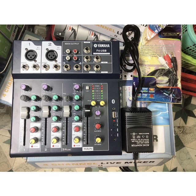 Bàn trộn âm thanh mixer yamaha F4 ( BH 6 tháng )