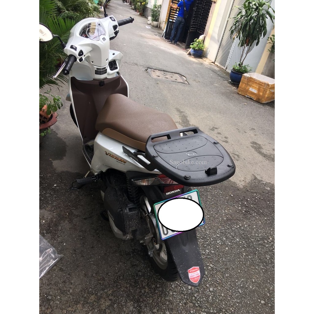 Đế đệm thùng givi Mp60N + bộ bát, ốc vít chống rung