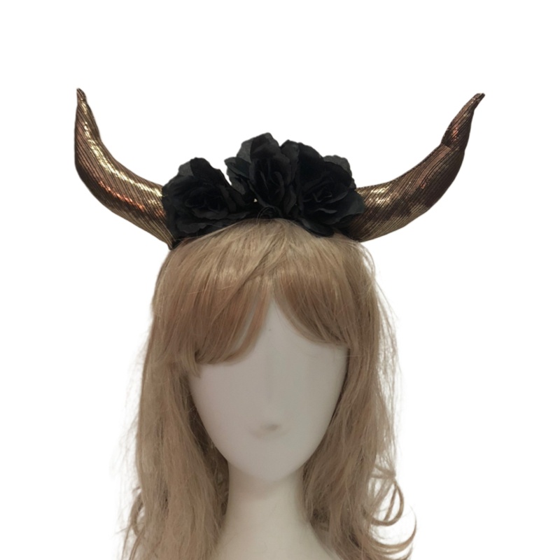 Cài Tóc Hình Sừng Quỷ Hóa Trang Halloween Cho Bé Gái