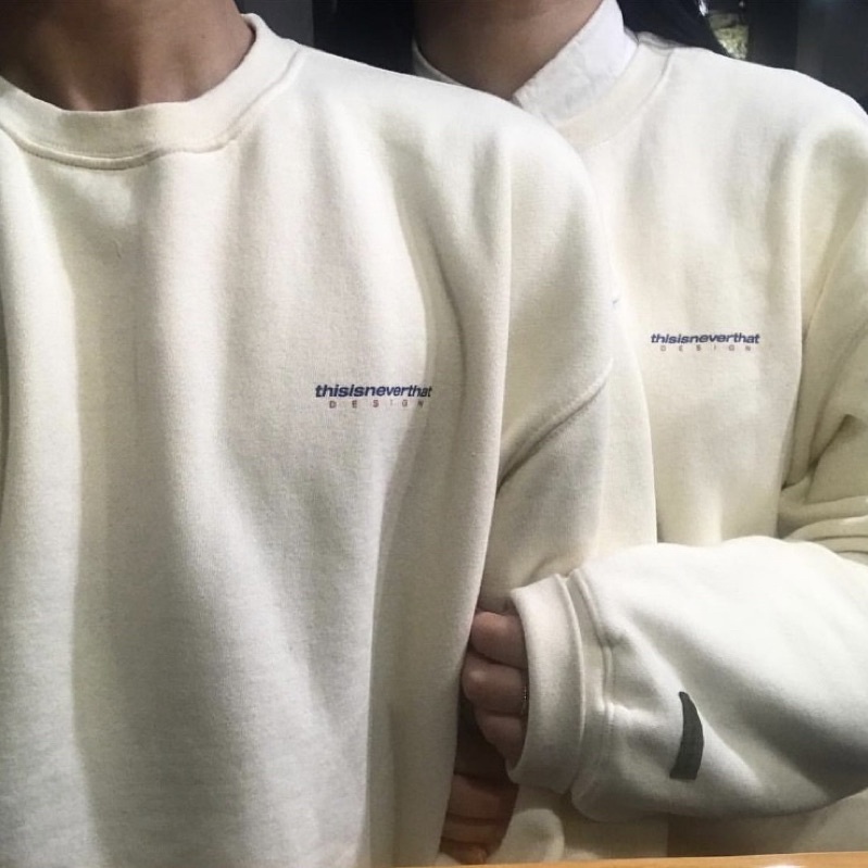 Aó Sweater Thisisneverthat Vải Nỉ Không Lót Bông Có Sẵn Reply1998