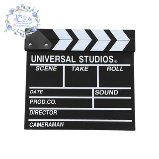 Bảng Clapper Board 12x11 Inch Bằng Gỗ Dùng Để Xem Phim