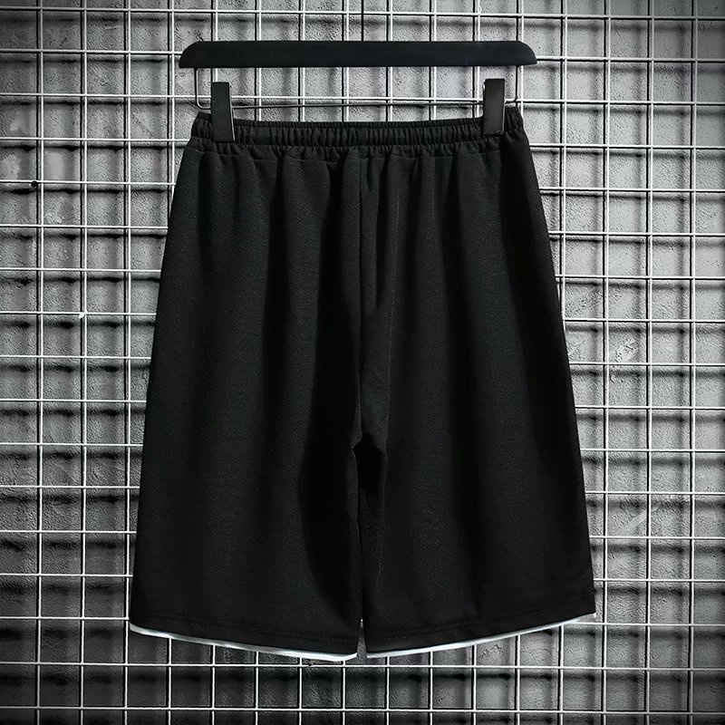 Set áo hoodie tay ngắn họa tiết mèo hoạt hình dễ thương + quần short cho nam size M-3XL