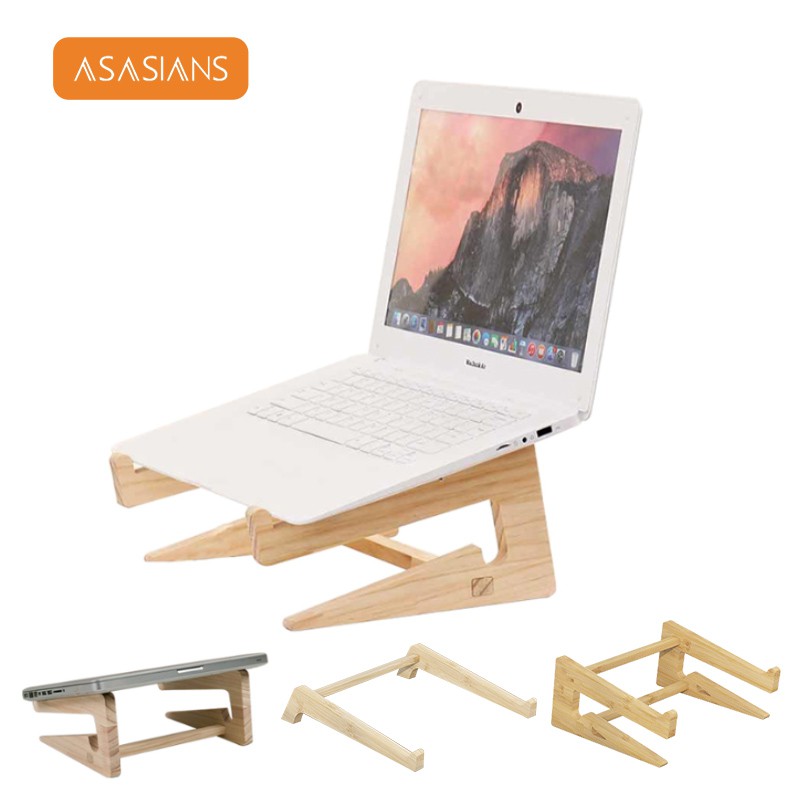 Giá Đỡ Máy Tính Xách Tay Asasians Bằng Gỗ 12-17.6inch