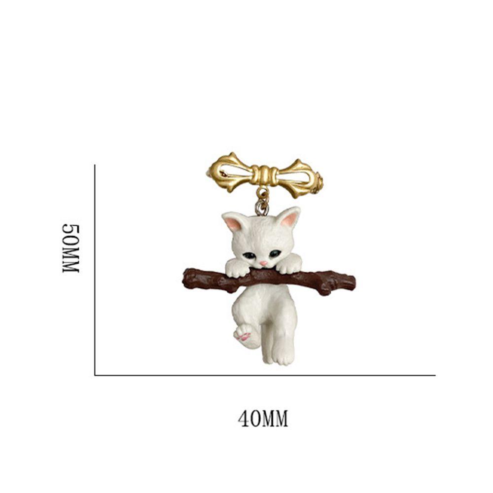 Huy Hiệu Cài Áo Hình Chú Mèo 3D Dễ Thương