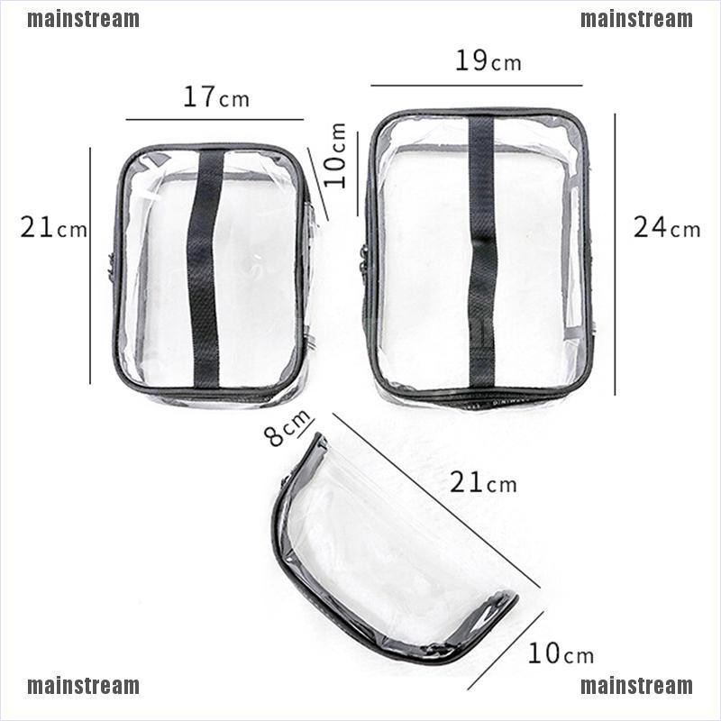 Túi Đựng Mỹ Phẩm Màu Trong Suốt Tiện Dụng