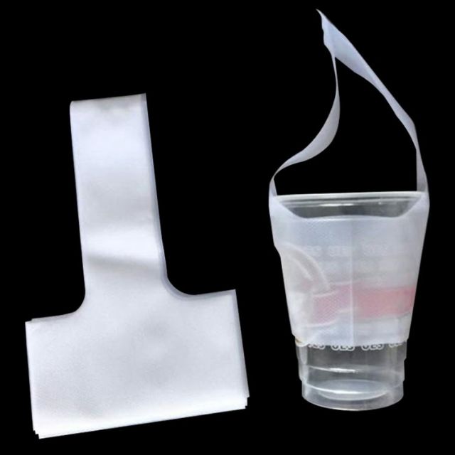 1kg túi chữ T đựng cốc nắp cầu