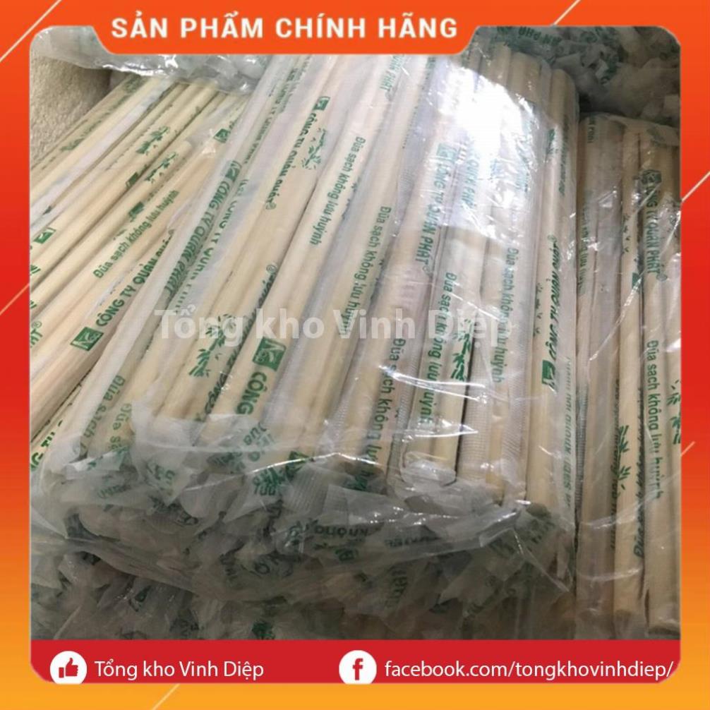 Đũa tre dùng 1 lần (đũa ăn liền) - Bịch 40-50-100 đôi