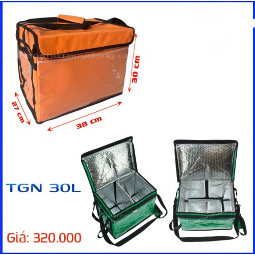 TÚI GIAO HÀNG GIỮ NHIỆT 30LIT