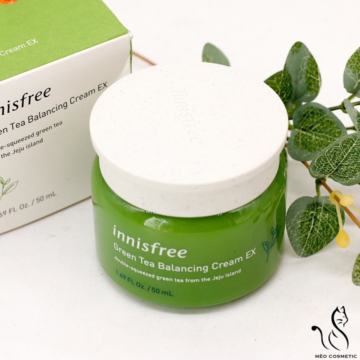 Kem dưỡng ẩm - Kem dưỡng trắng da chống lão hóa da Innisfree Green Tea Cream EX Hàn Quốc 50ml | BigBuy360 - bigbuy360.vn