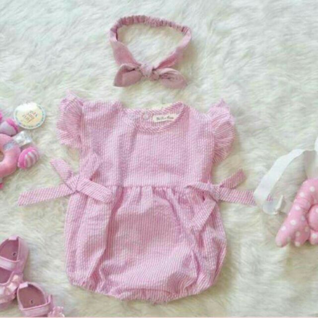 Séc body kèm băng đô cho bé gái